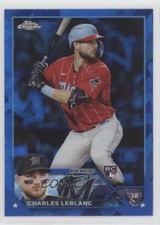 2023 Topps Chrome Sapphire Edition Charles Leblanc #446 7iu