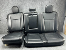 Ford F-150 Lariat 18-20 Oem Crew Cab Rear Upper Lower Seat Leather Black 72k Ford F-150 Lariat 18-20 Oem Crew Cab Rear Upper Lower Seat Leather Black 72k