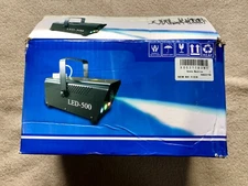 AGPTEK LED-500 Black Portable Halloween Smoke Fog Machine With Wireless Remote