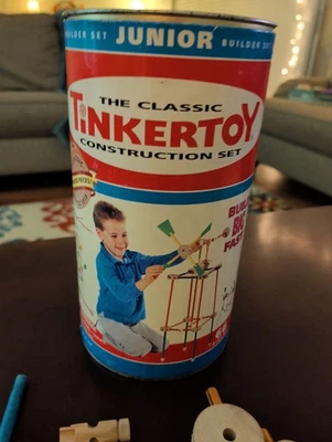 The Classic Tinkertoy Construction Set Junior Builder Set - Image 1 of 4
