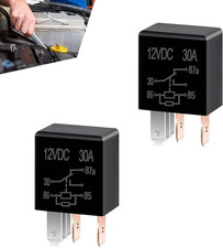 Automotive 12V Relay, 30A 5-Pin Starter Relay, Waterproof Multi-Purpose Power El
