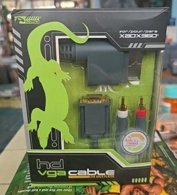 New   KMD XBox 360 HD VGA Cable 24k Gold Plated