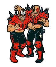 WWE Legion Of Doom Road Warriors Wrestling Water Resistant Sticker WWF WCW AEW