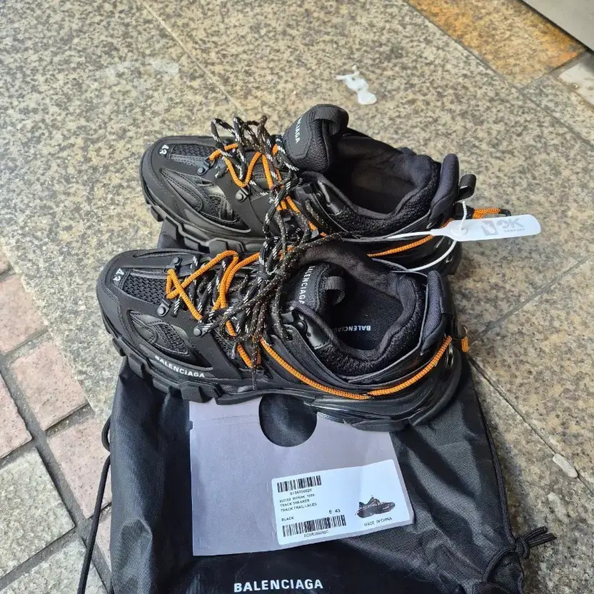 Balenciaga Track Sneakers Black and Orange, Size 43 (280) thumbnail 3