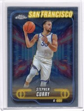 steph curry,warriors,nba 2024-25 Topps Chrome Basketball