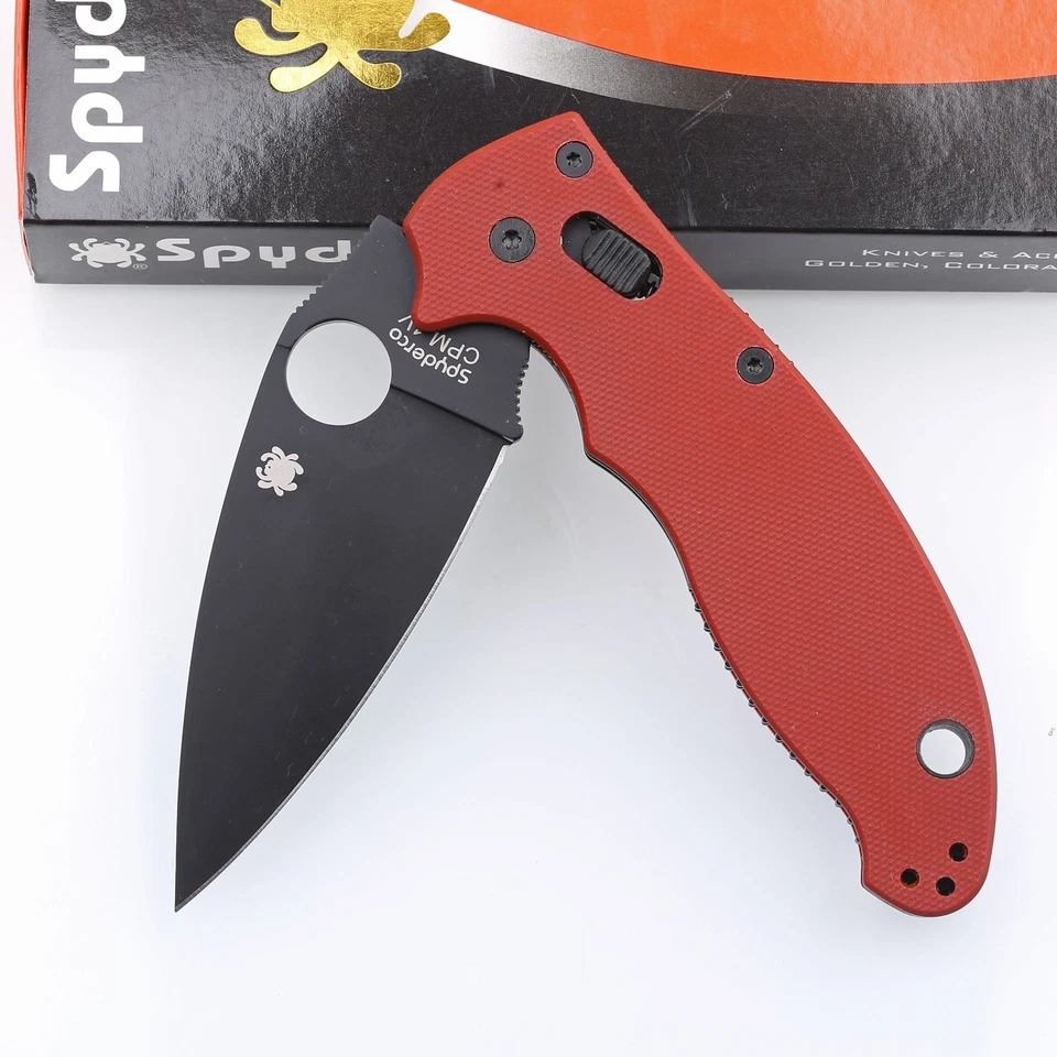 Cuchillo de Bolsillo Manix RED G10 Mango Exterior Hoja Plegable Eje Bloqueo Cuchillo Foto 3 de 4