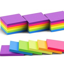 Sticky Notes  300 sheets Multicolor Pads Stationery Supplies Office Accessories