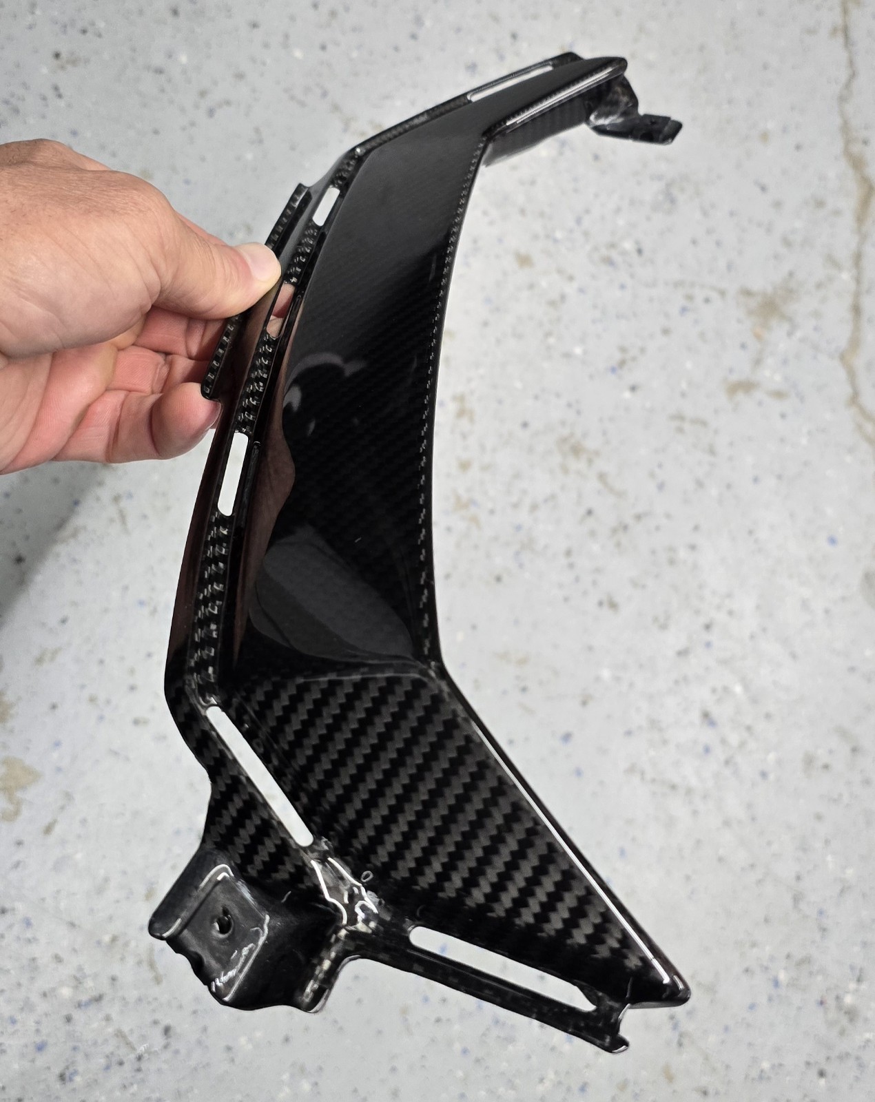 Lamborghini Urus Trim Front Bumper Splitter Side Carbon Fiber 4ML807819A