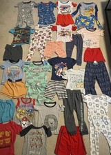 Boys Pajama Set Lot 4T and 3T Good Condition Paw Patrol Sonic Pok mon 35 Items