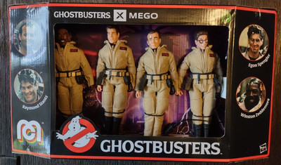   Ghostbusters Mego 4 Pack Set Figures Hasbro Venkman Spengler Stanz Zeddemore