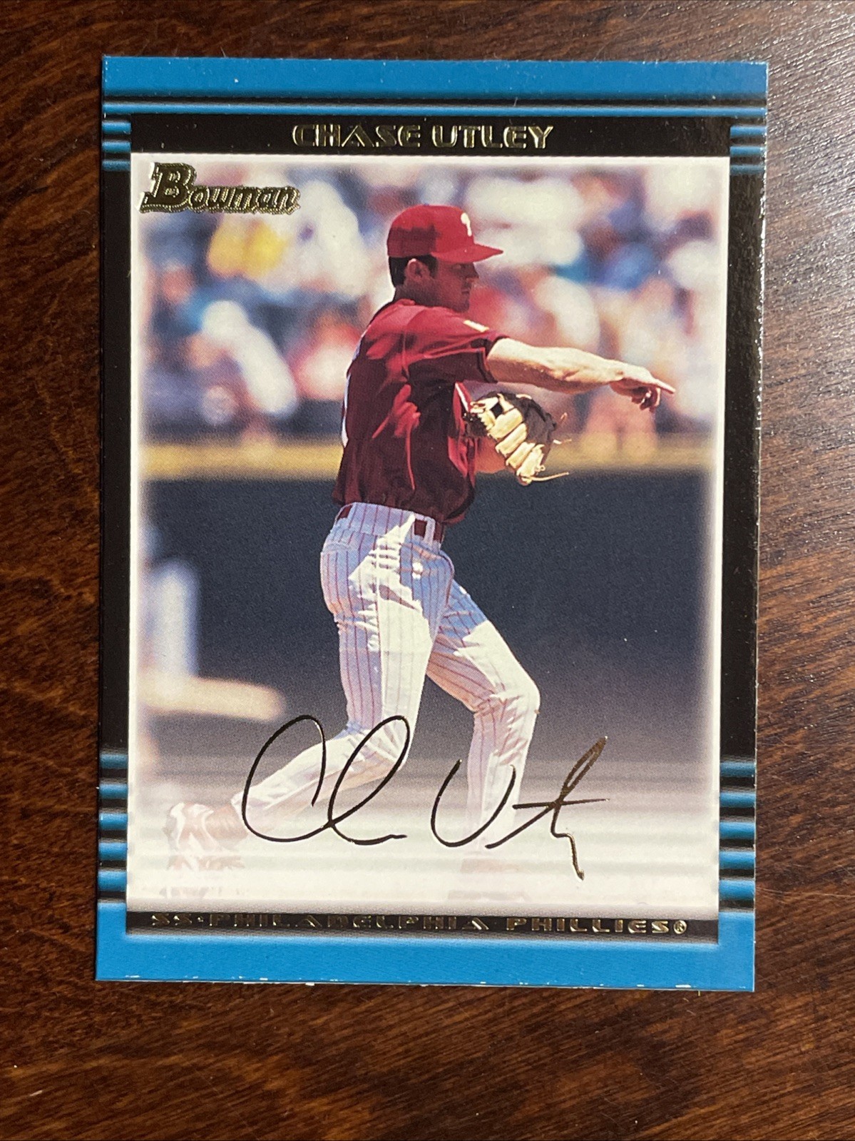 2002 Bowman GOLD Parallel #264 Chase Utley Rookie Rc