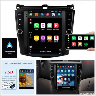 9.7'' Android 11 Quad Core Radio GPS FM WiFi For Honda Acccord 7 Carplay 2003-07