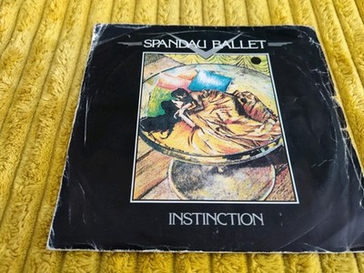 SPANDAU BALLET-INSTINCTION/GENTLY CHS2602(1982) G+/VG+ 7 INCH PICTURE SLEEVE