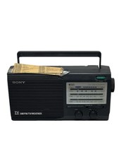 Radio Vintage Sony TV Sound AM FM TV Meteo 4 Bande Funzionante Con Cavo Originale