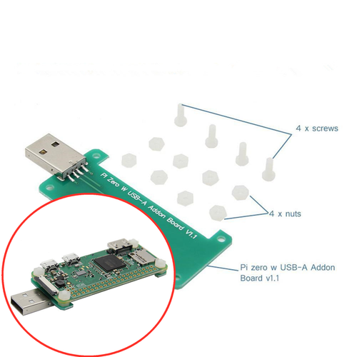 Add-on Board USB-A Connector Transmitter For Raspberry Pi Zero /Zero W Board A - Afbeelding 13 van 14