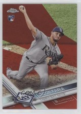 2017 Topps Chrome Update Target Exclusive Red Refractor 4/25 Jacob Faria 3j3