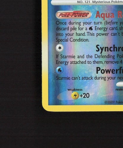 Starmie 50/111 Rising Rivals Reverse Holo Holo Pokemon Card LP - Picture 5 of 10