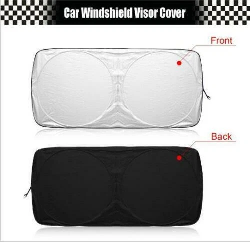 6x Plegable Parasol Camión Coche Ventana Parabrisas Visera Bloque Cubierta Protección UV Foto 3 de 4