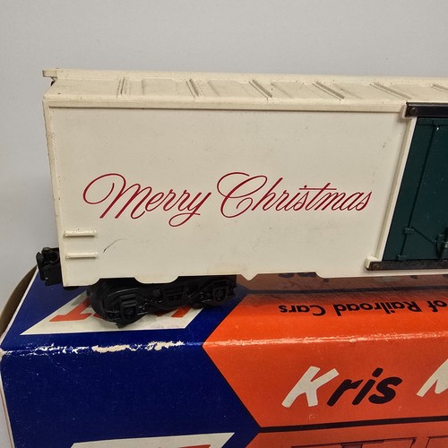 vintage KMT Kris Model Trains Merry Christmas Reefer Car O scale - Picture 6 of 13
