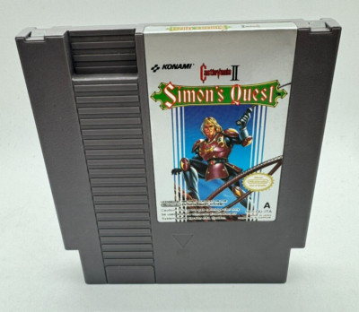 Castlevania II 2 Simons Quest Mattel Nintendo Nes Pal Eng Spiel Used Kartusche
