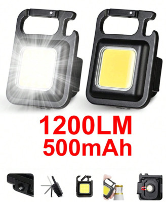 1 PC 1200LM Aluminum Flashlight - Rechargeable, Multifunction Torch Strong Light