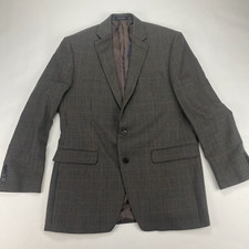 Ralph Lauren LRL Men's Wool Charcoal Brown 2 Button Blazer Sport Coat Jacket 42L