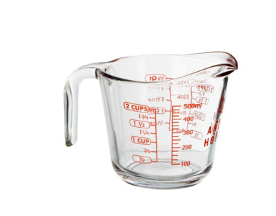 Anchor Hocking 2 cups Glass Clear/Red Measuring Cup