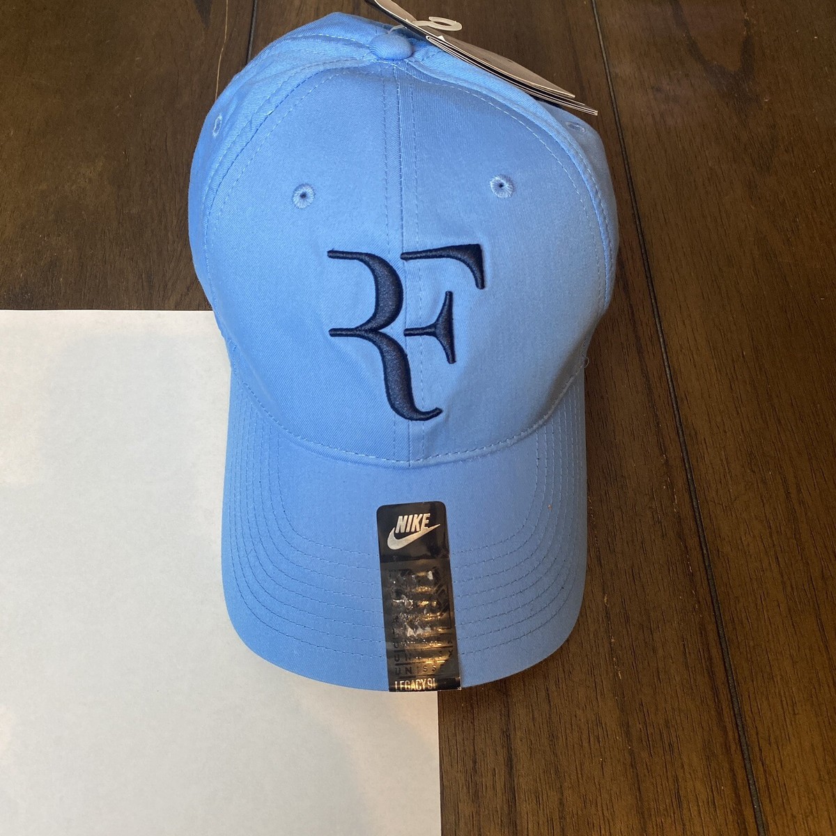 Nike Roger Federer RF Legacy 91 Tennis Hat Cap Powder Blue/Navy