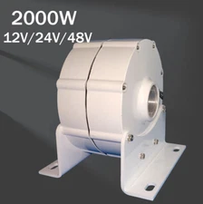2KW 12/24/48V Permanent Magnet Generator 3-Phase 750rpm Wind Turbine Alternator