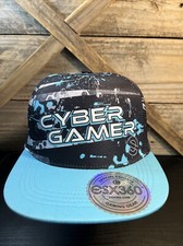 ESX 360 Pro Series Cyber Gamer Snapback Hat Blue Black Youth