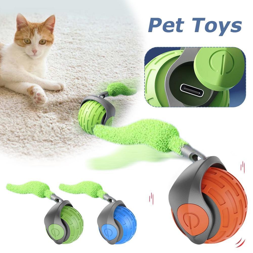 Smart Automatic Rolling Ball Cat Toy – Interactive & Fast-Stimulating for Cats  