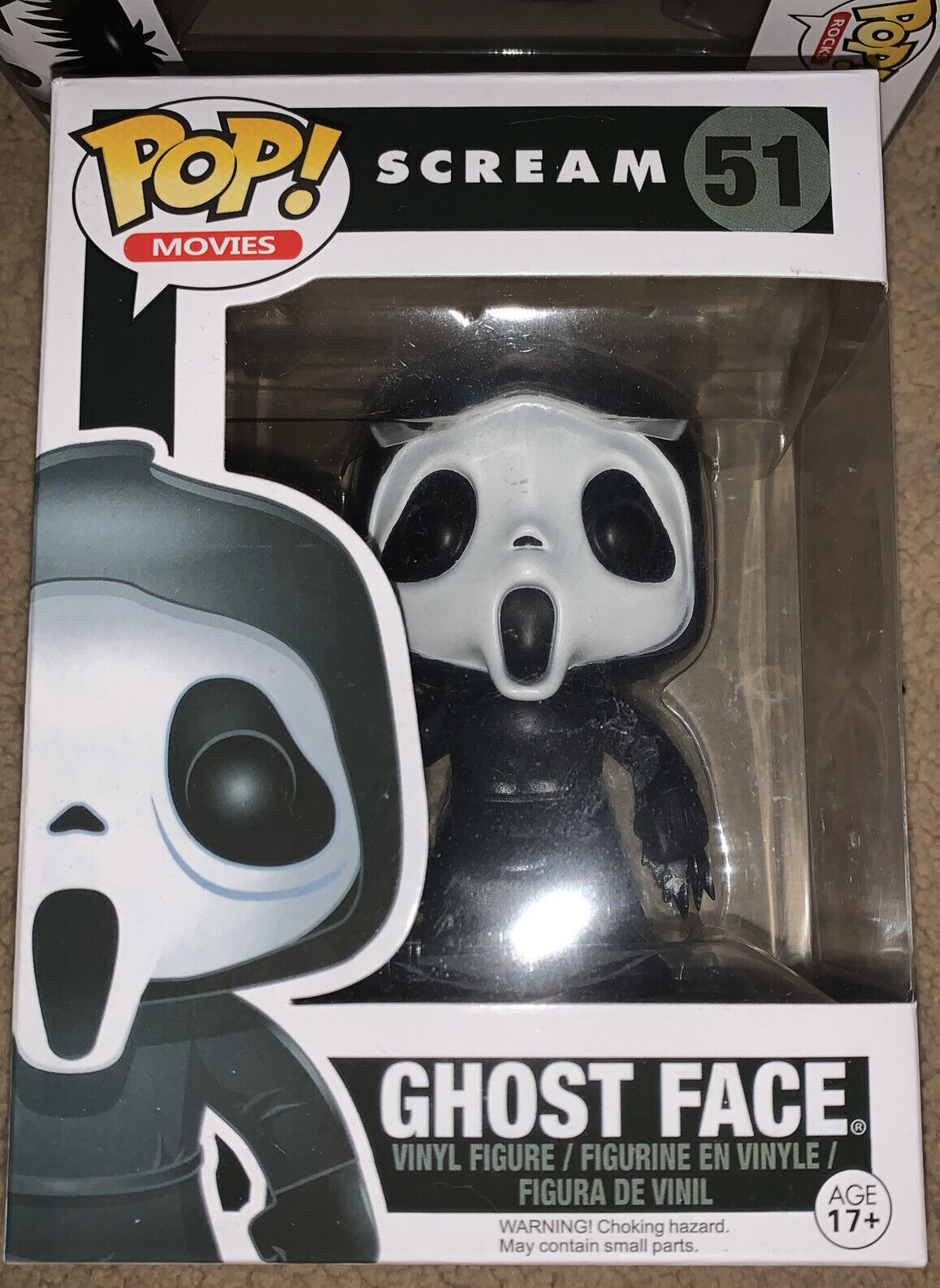 Funko Pop Scream Ghost Face Horror Film Ghostface Vinyl Figur Toys Modell # 51