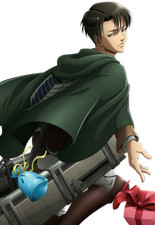 Captain Levi Ackerman Attack on Titan v3 Weatherproof Anime Sticker 6" Car Decal