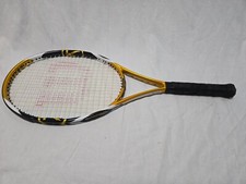 K Factor Wilson Seven Arophite Black Tennis Racket 4 3/8" Grip 101 Square Inch