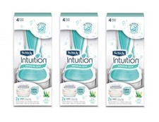 Schick Intuition Sensitive Care Razor with 2 Refills 3 Pack