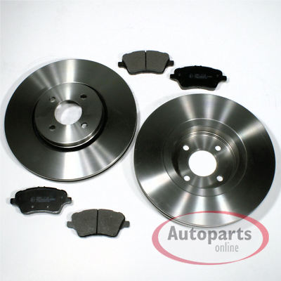 Bremsscheiben Ø 278 mm + Bremsbeläge vorne für Ford Transit Courier