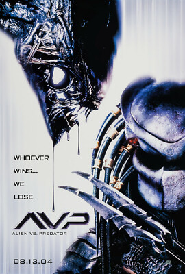 Alien Vs Predator Movie Poster Print Unframed Canvas Prints