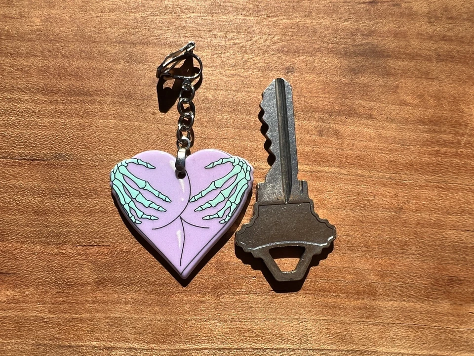 Women’s Men’s Halloween Heart Clip On Earrings - Image 3 of 4