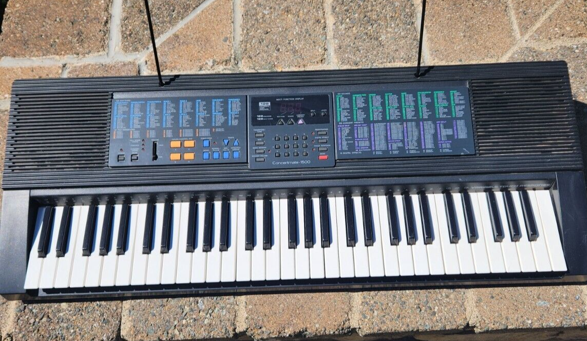 Vintage Concertmate 1500 Electronic Keyboard Classic Synth  -image