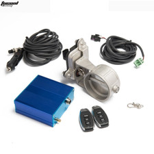Car 2.5 Inch 63mm Vacuum Exhaust Cutout Electric Control Valve Kit With Pump