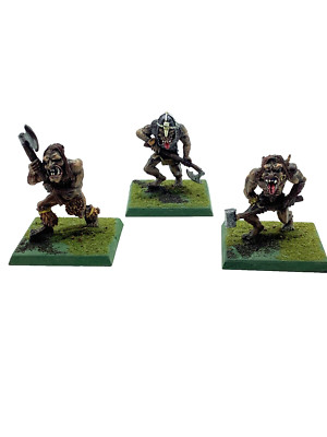 set of 3 Warhammer Ogres Hand-painted from games workshop 
