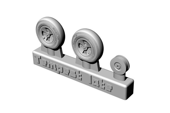 Brengun BRL72261 - 1:72 Hawker Tempest Mk.V Wheels Late - New