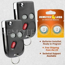 2 Keyless Entry Remote For 1999 2000 2001 Chevrolet Silverado Car Key Fob
