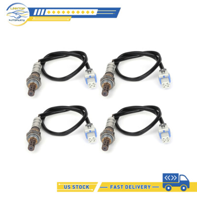 For 2003-2006 Chevrolet Silverado 1500 4.3L O2 02 Oxygen Sensor 4pcs Front Under