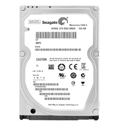 Seagate Momentus 500GB ST9500325AS 8MB Cache 5400RPM SATA II 2.5''