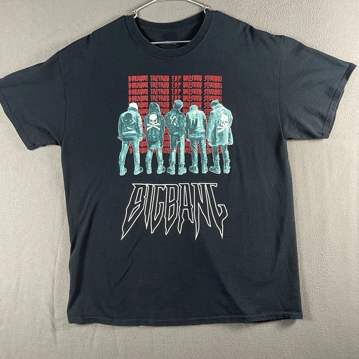 BIGBANG Line Up T-Shirt KPOP Fan Tee G-Dragon Daesung