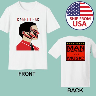 Kraftwerk Men's White Size S to 5XL