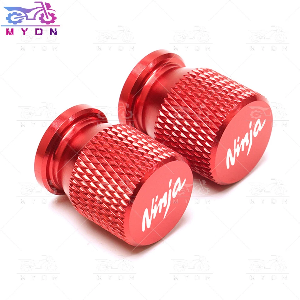 Cubierta de vástago de puerto de aire para válvula de neumático para Kawasaki Ninja ZX6R/7R/9R/10R/12R ZX14R Foto 3 de 4