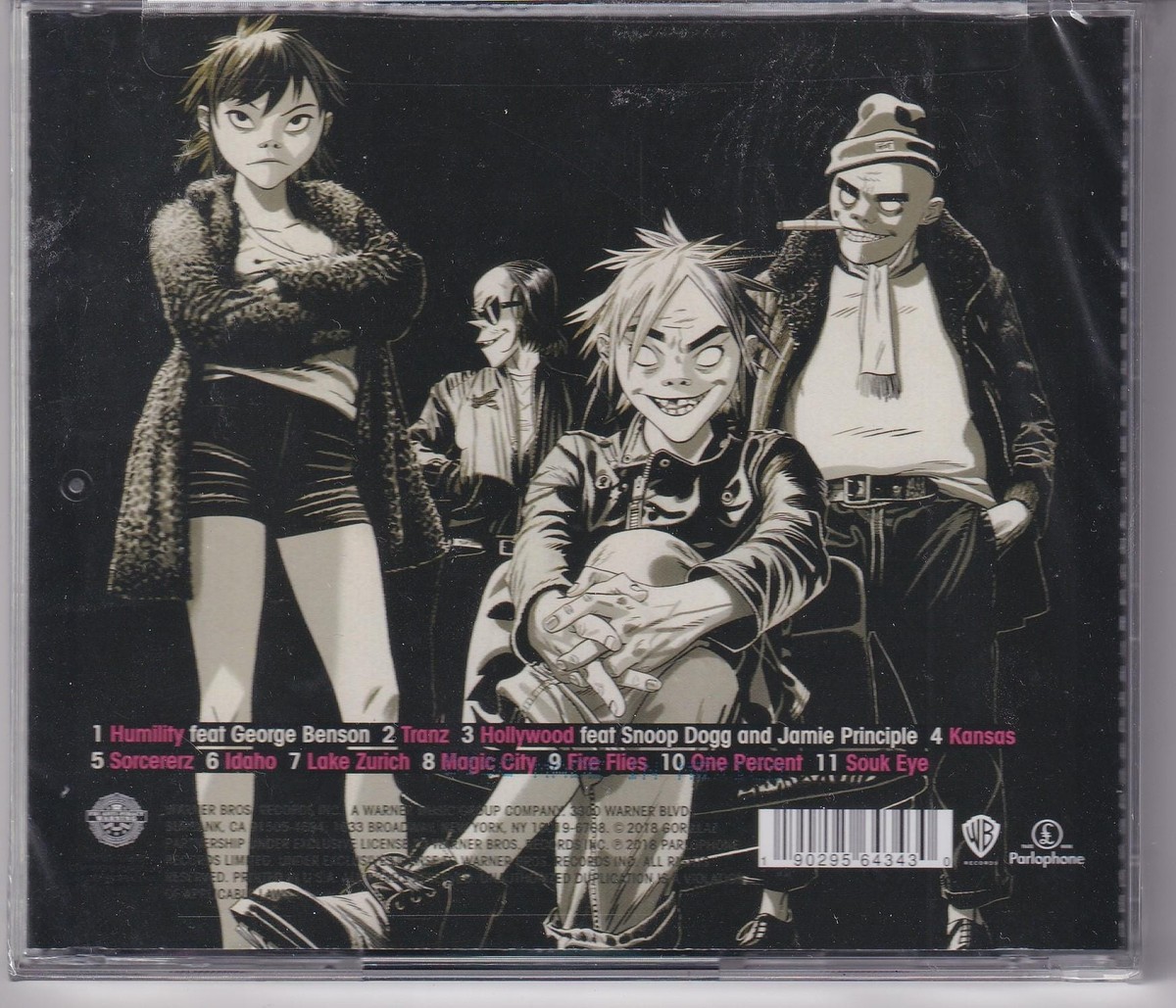 Gorillaz 'The Now Now' Album - Sealed CD 2018 Release 190295643430