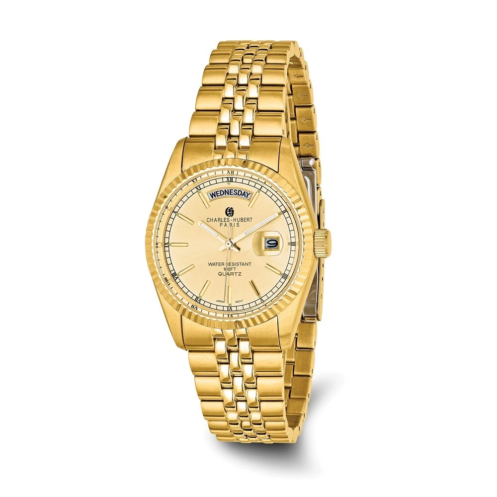 Charles-Hubert 30 m (3 ATM) Water Resistance Wristwatches 